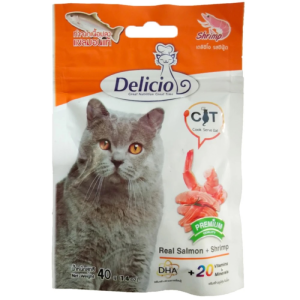 Delicio Real Salmon & Shrimp Cat Treat