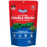 Drools Double Brush Dental Treat Mint Flavour Breath Strips For Small & Medium Breed Dogs