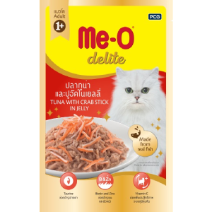 Meo Delite Tuna with Crab Stick in Jelly Wet Pouch